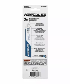 HERCULES 6 in. 14 TPI Bi-Metal Reciprocating Saw Blades, 3 Pk. -Cheap Hercules Store 56484 W5
