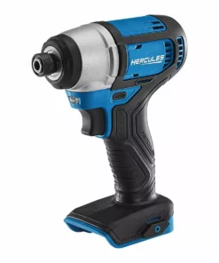 HERCULES 20V Cordless 1/4 in. Hex Compact Impact Driver - Tool Only -Cheap Hercules Store 56531 W3