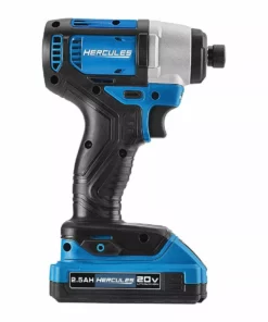 HERCULES 20V Cordless 1/4 in. Hex Compact Impact Driver - Tool Only -Cheap Hercules Store 56531 W5