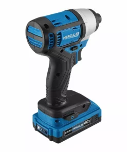 HERCULES 20V Cordless 1/4 in. Hex Compact Impact Driver - Tool Only -Cheap Hercules Store 56531 W6