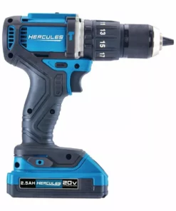 HERCULES 20V Cordless 1/2 in. Compact Variable Speed Hammer Drill/Driver - Tool Only -Cheap Hercules Store 56533 W5