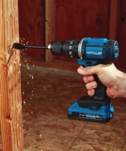 HERCULES 20V Cordless 1/2 in. Compact Variable Speed Hammer Drill/Driver - Tool Only -Cheap Hercules Store 56533 W7