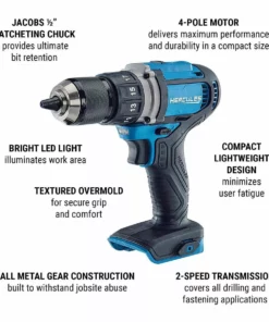 HERCULES 20V Cordless 1/2 in. Compact Drill/Driver - Tool Only 23 HERCULES 20V Cordless 1/2 in. Compact Drill/Driver - Tool Only -Cheap Hercules Store 56534 W2 2