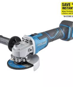 HERCULES 20V Brushless Cordless 4-1/2 in. / 5 in. Slide Switch Angle Grinder - Tool Only -Cheap Hercules Store 56903 W21