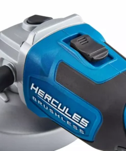 HERCULES 20V Brushless Cordless 4-1/2 in. / 5 in. Slide Switch Angle Grinder - Tool Only -Cheap Hercules Store 56903 W8