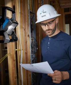 HERCULES 20v Cordless 2000 Lumen Dual Power Work Light – Tool Only -Cheap Hercules Store 57147 W12