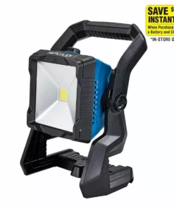 HERCULES 20v Cordless 2000 Lumen Dual Power Work Light – Tool Only -Cheap Hercules Store 57147 W21