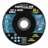 HERCULES 4-1/2 in. x 1/8 in. x 7/8 in. Type 27 Cut and Grind Wheel -Cheap Hercules Store 57454 I