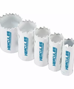 HERCULES 3/4 in. - 1-1/2 in. Bi-Metal Hole Saw Set, 9 Pc. -Cheap Hercules Store 57527 W5