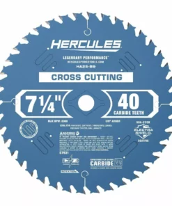 HERCULES 7-1/4 in. , 40T Cross Cutting Circular Saw Blade -Cheap Hercules Store 57931 W3