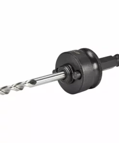 HERCULES 7/16 in. Universal Quick Change Hole Saw Arbor fits 1-1/4 in. and larger Hole Saws -Cheap Hercules Store 57940 W4