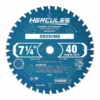 HERCULES 7-1/4 in., 40T Decking Circular Saw Blade -Cheap Hercules Store 57977 I