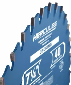 HERCULES 7-1/4 in., 40T Decking Circular Saw Blade 10 HERCULES 7-1/4 in., 40T Decking Circular Saw Blade -Cheap Hercules Store 57977 W4