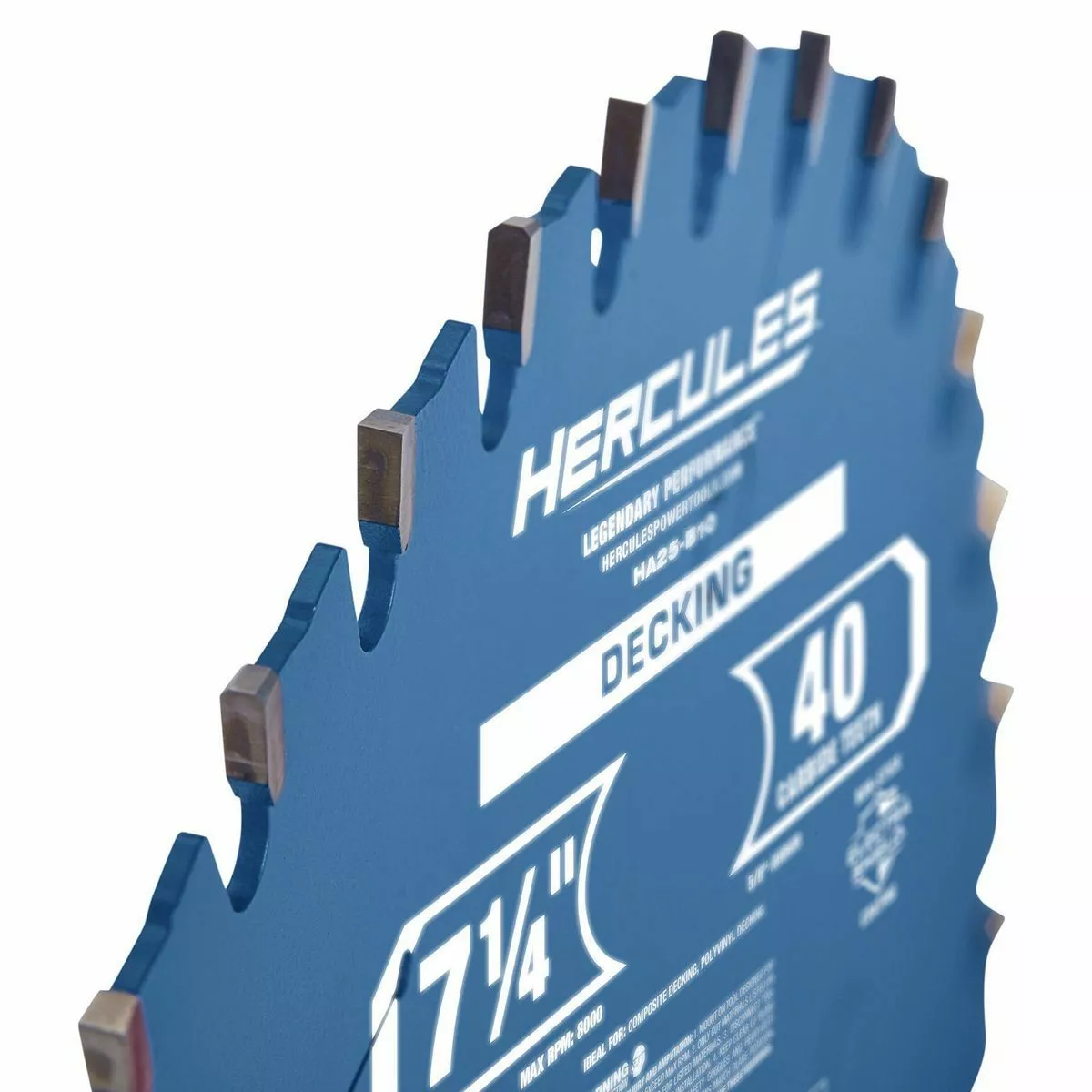 HERCULES 7-1/4 in., 40T Decking Circular Saw Blade 5 HERCULES 7-1/4 in., 40T Decking Circular Saw Blade - Image 3
