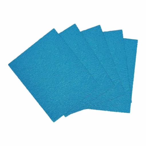 HERCULES 4-1/2 in. x 5-1/2 in. 40 Grit 1/4 Sheet Sandpaper with Ceramic Alumina Grain, 5 Pk. -Cheap Hercules Store 58138 I