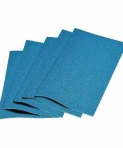 HERCULES 3-2/3 in. x 9 in. 60 Grit 1/3 Sheet Sandpaper with Ceramic Alumina Grain, 5 Pk.