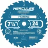 HERCULES 7-1/4 in., 24T Framing Circular Saw Blade -Cheap Hercules Store 62836 I
