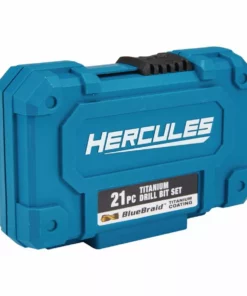 HERCULES Hercules Titanium Drill Bit Set, 21 Piece -Cheap Hercules Store 63384 W4