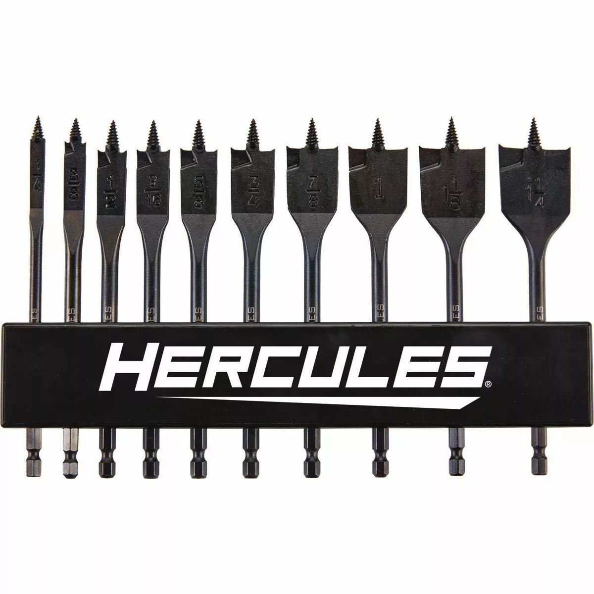 HERCULES Spade Bit Set, 10 Piece 3 HERCULES Spade Bit Set, 10 Piece