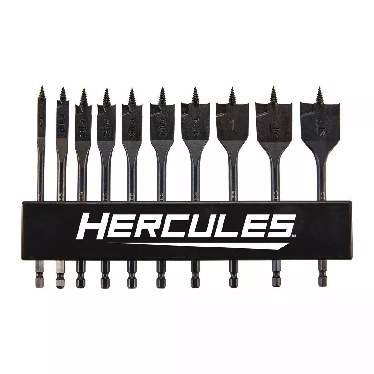 HERCULES Spade Bit Set, 10 Piece 4 HERCULES Spade Bit Set, 10 Piece - Image 2