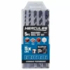 HERCULES Masonry Drill Bit Set, 5 Pc. -Cheap Hercules Store 63451 zzz 500