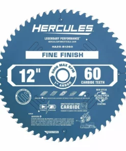 HERCULES 12 in. , 60T Fine Finish Miter Saw Blade -Cheap Hercules Store 63636 W3