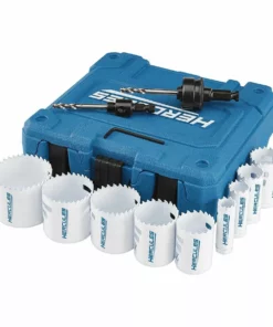 HERCULES General Purpose Bi-Metal Hole Saw Set, 13 Pc. -Cheap Hercules Store 63761 W5