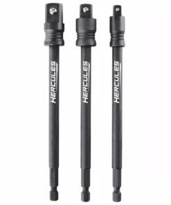 HERCULES Impact Rated 6 in. Socket Adapter Set, 3 Pc.