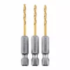 HERCULES 3/32 in. Impact Rated Hex Shank Titanium Drill Bit Set, 3 Piece -Cheap Hercules Store 64887 I