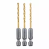HERCULES 7/64 in. Impact Rated Hex Shank Titanium Drill Bit Set, 3 Piece -Cheap Hercules Store 64890 I